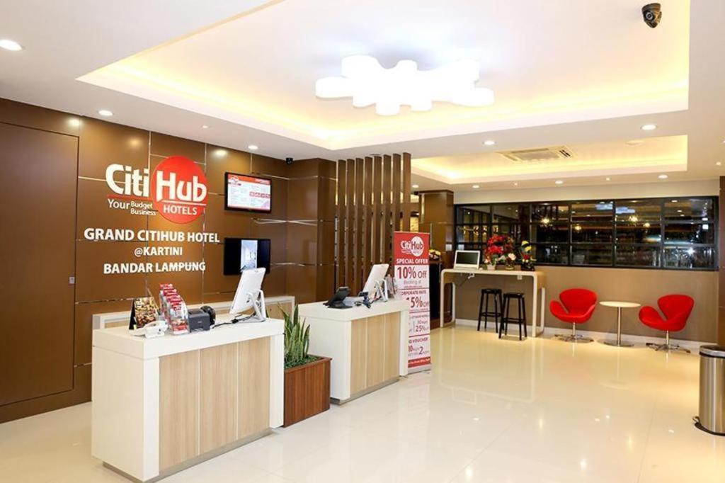 Grand Citihub Hotel @Kartini Бандар Лампунг Екстериор снимка